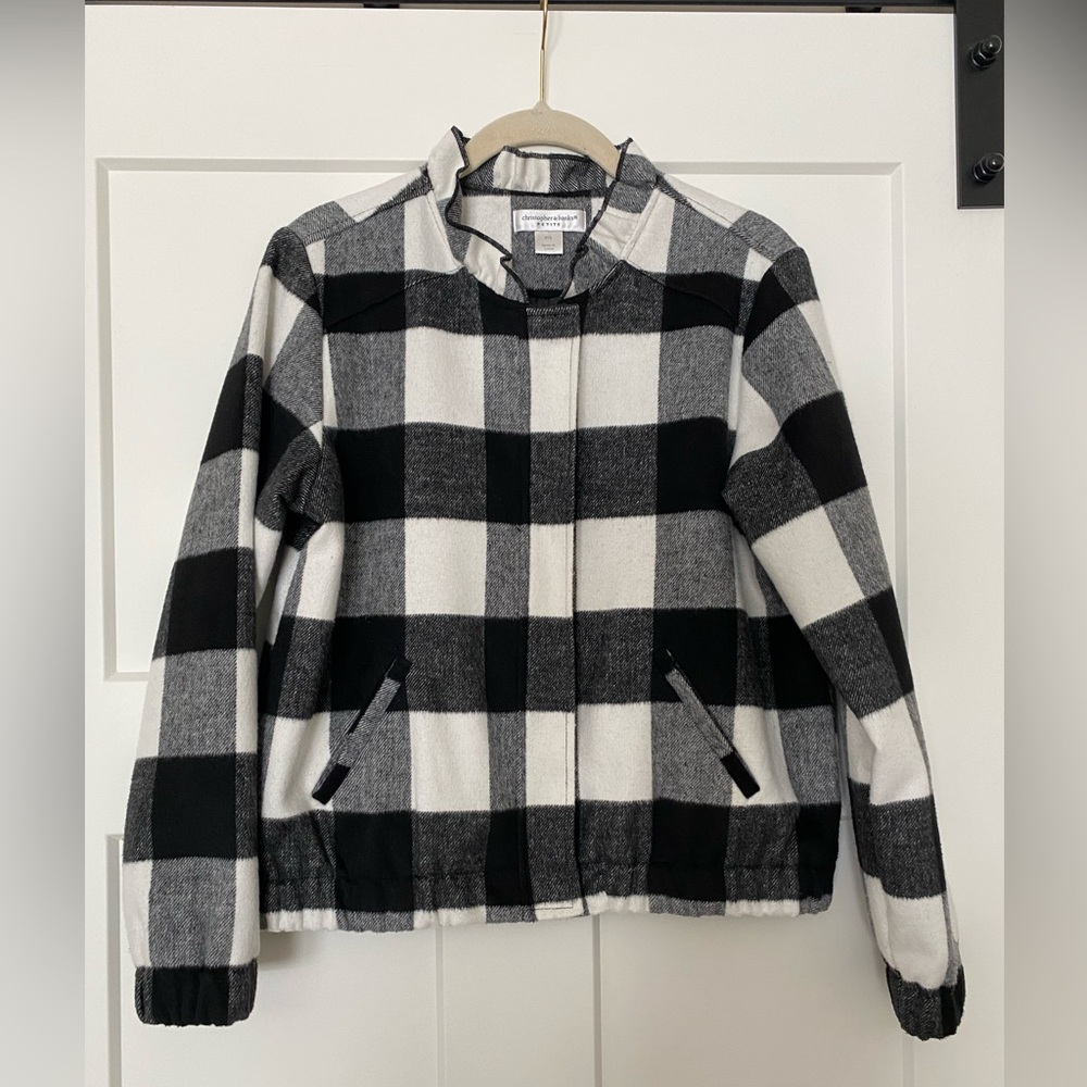 Christopher & Banks Plaid Jacket